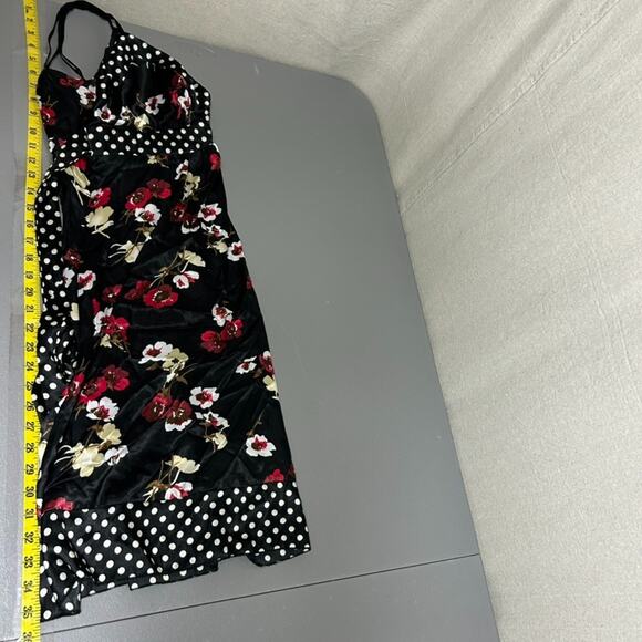 Heart Soul Womens Satin Y2K Babydoll Dress Size XL Whimsigoth Fairy Grunge Goth - Picture 11 of 13